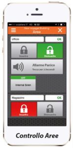 sicurezza sistemi antintrusione App Ifob My Alarm controllo centrale Digiflex Vision X Telegestione