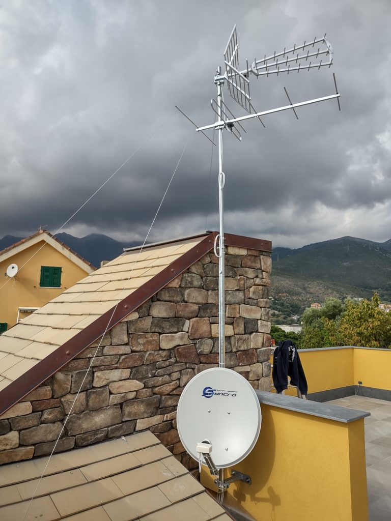 Antenna DVB-T2 e SAT-S2